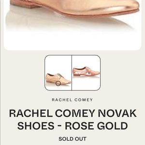 Rachel Comey Novak Rose Gold lace ups.